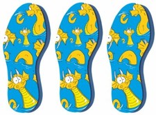 Pedag Kid's Soft Foam Insole, Toddler Ch 8/9-EU 24/25, 3 Count