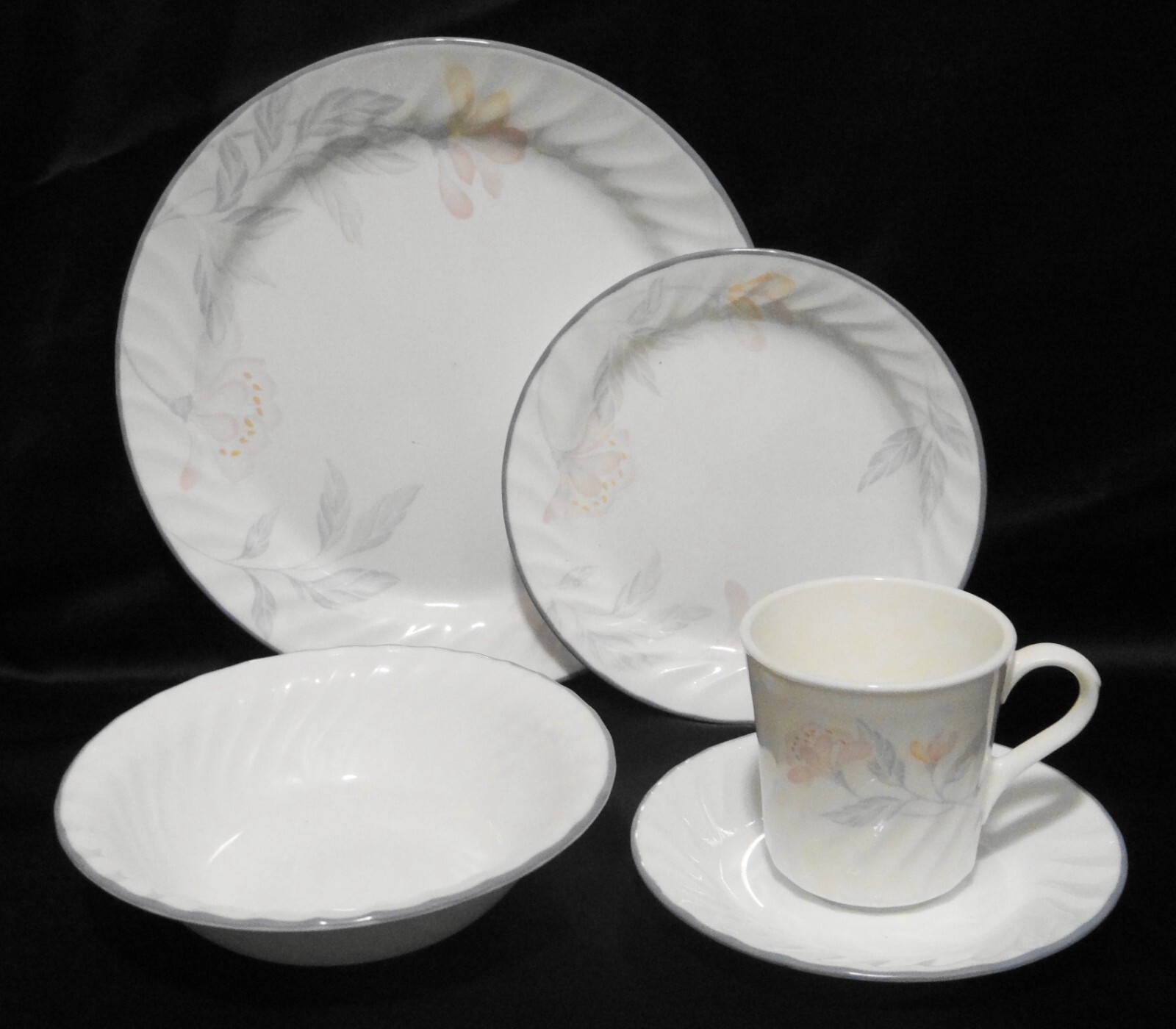 CORNING Pink Trio (Corelle) 5Piece Place Setting for 8 eBay