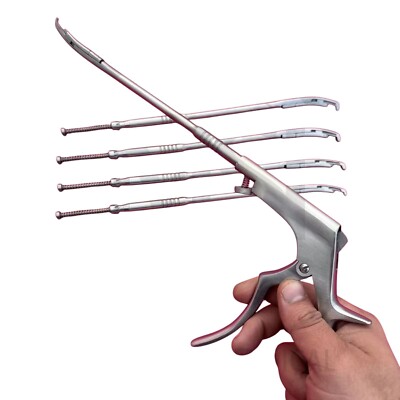 Angled Interlaminar Spine Endoscopic Set Spine Endoscopic Surgery Rongeur Set.