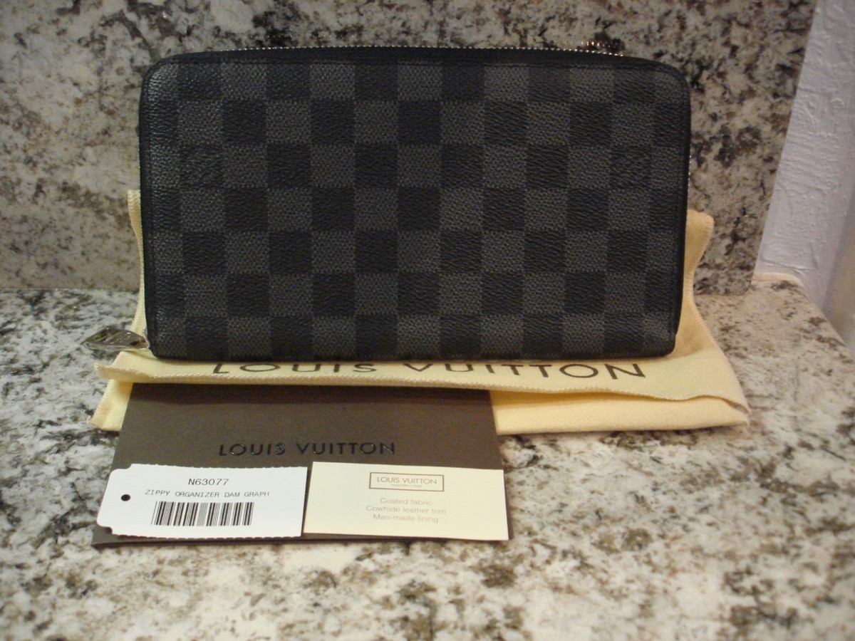 Louis Vuitton Damier Graphite Zippy Organiser N63077 Louis Vuitton Damier Graphite Zippy Organiser N63077