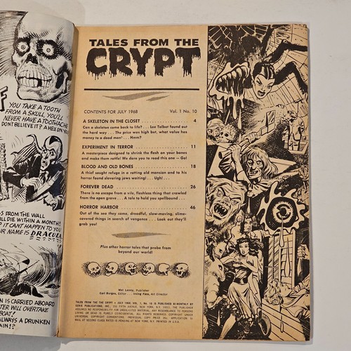 Tales From the Crypt #10, Vol. 1 de julio de 1968 misterioso completo sólido grado medio - Imagen 2 de 4