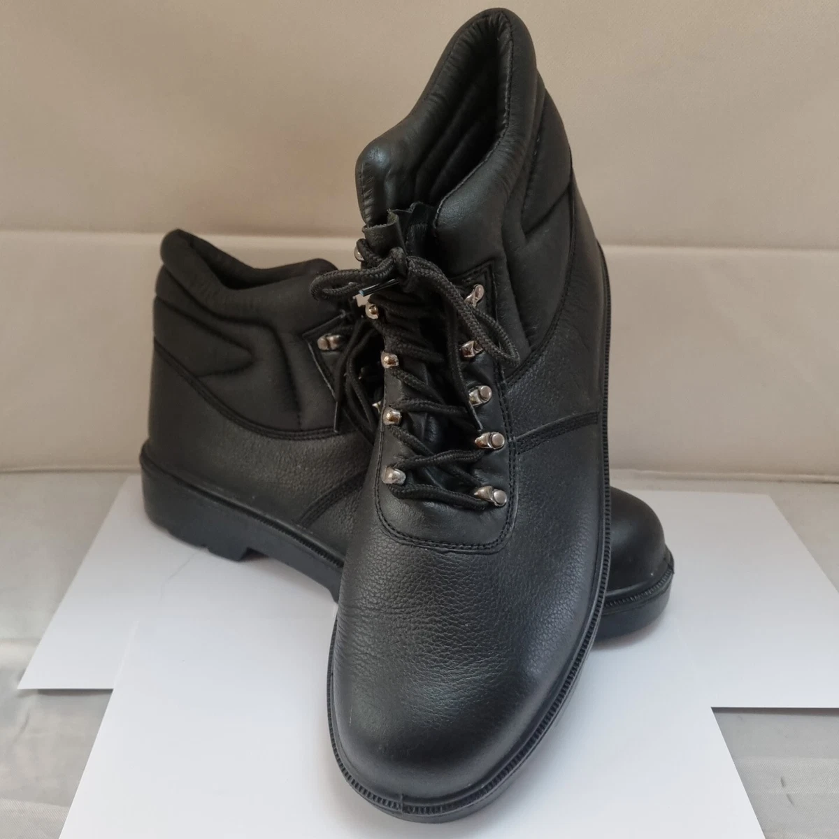 Mens black boots size 15 cheap