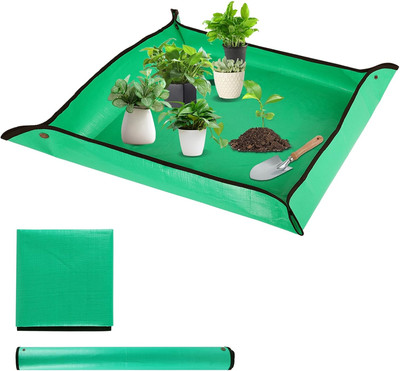 Repotting Mat for Indoor Plant Transplanting - 43.5 x 29.5 Planting Mat Soil Mes
