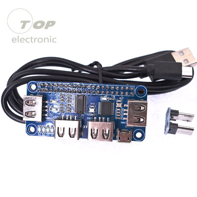 4 Port USB HUB HAT Expansion Board for Raspberry Pi 3 Model B /Zero V1,3/Zero W