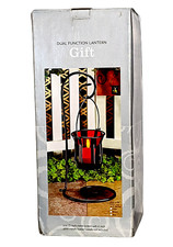 Hanging Candle Holder Lantern Dual Function Indoor Outdoor 15" Unique Gift Idea