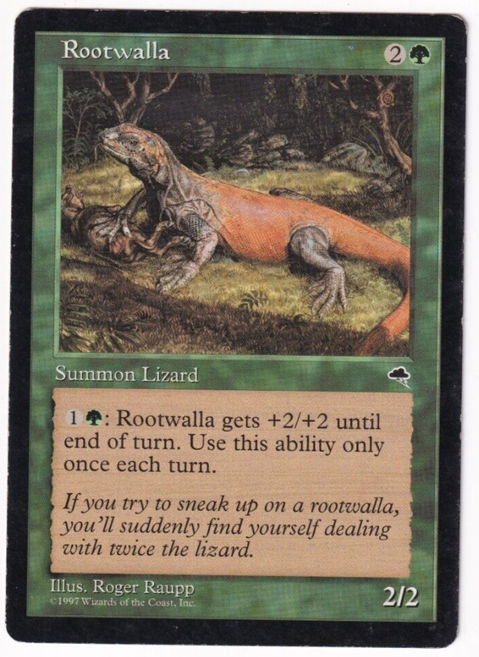 Rootwalla Tempest #252 Magic The Gathering 1997 MTG Single