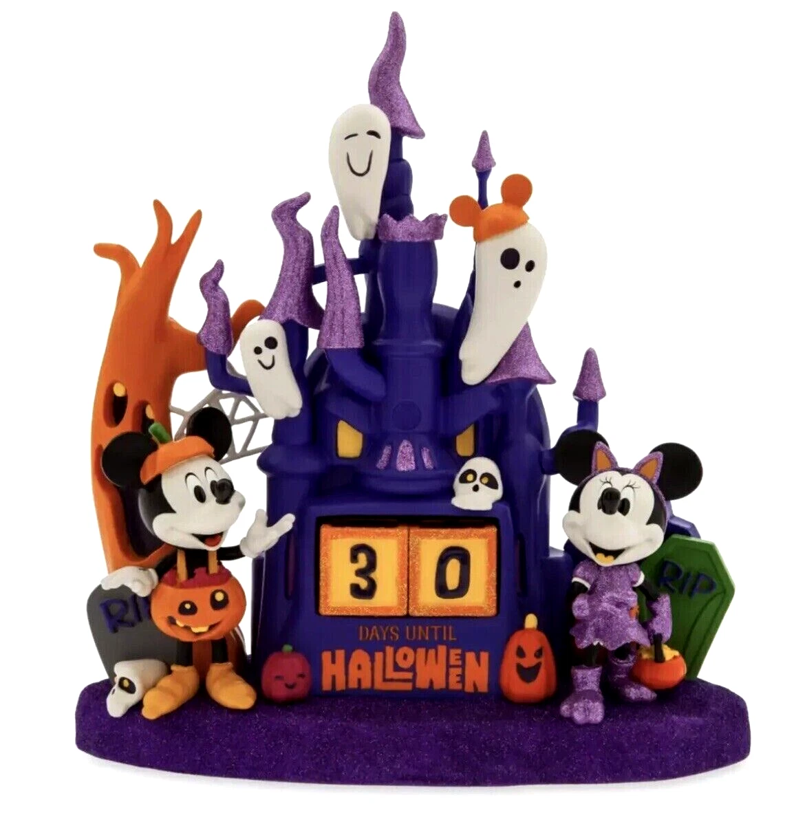 Disney Parks Mickey And Minnie Mouse Halloween Countdown Calendar Ghosts  (#305214747057)