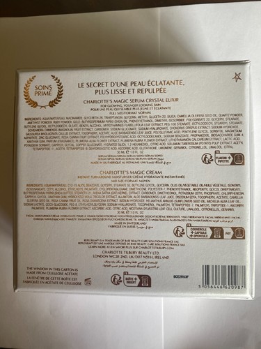 Charlotte Tilbury Iconic Magic Duo Skin Set, Serum & Cream Both 30ml New & Boxed - Picture 2 of 2