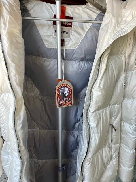 Новый с Ярлыками $775 Parajumpers Джанет пуховик пальто off-белый совершенно новый с ярлыками из Италии - Изображение 4 из 4