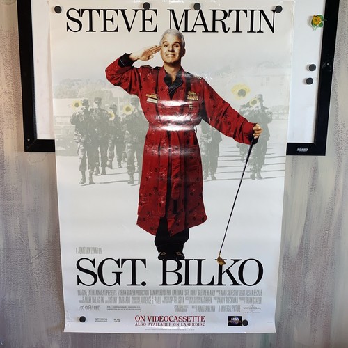 One Sheet Movie Poster Original Rolled Sgt. Bilko Starring Steve Martin
