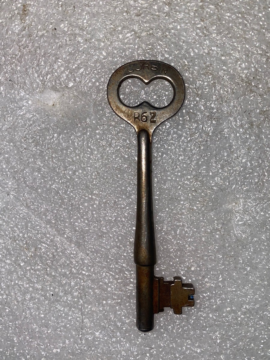 Den - Première Époque Corben Antique Corbin Mortise Lock Skeleton Key Marked R62 | eBay