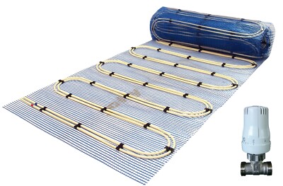 Fußbodenheizung Wasser Komplett Set Jollytherm Aquaheat Doppelrohr RTL Ventil