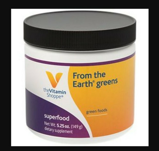 The Vitamin Shoppe From The Earth Greens Superfood 5.25 Oz 30 Servings
