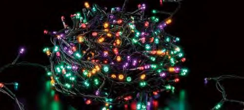 Luci Natale LED da Esterno 180 Minilucciole Luci Multicolor Controller 8 Giochi, fotografia 4 di 7