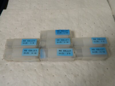 Interstate R8 Collet Set 1/16 to 7/8'' Increments of 1/16'' Incomplete 63327704 