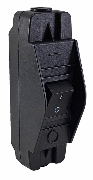 Schnurschalter, GehäUse Mit Auswechselbarem Wippschalter 16A 250V Schwarz-image