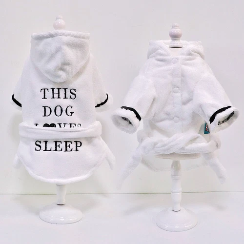 Pet Dog Pajamas Fleece Puppy Pyjamas Sleepwear Clothes Hoodie French Bulldogš - Picture 11 of 14