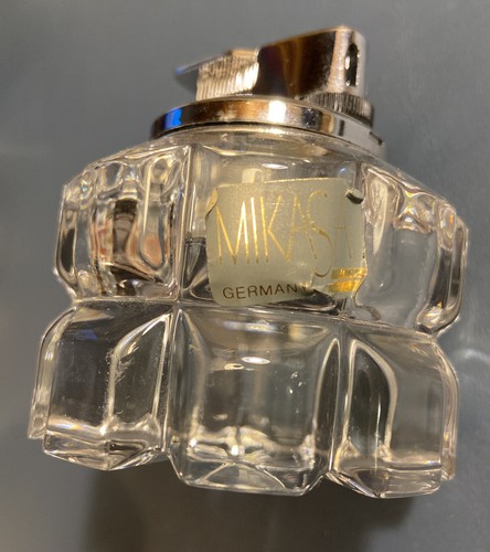 Mikasa Germany Clear Glass Vintage Lighter - Picture 4 of 6