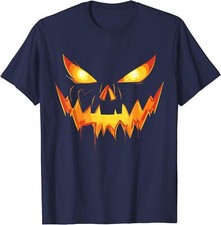 Scary Spooky Jack Lantern Face Pumpkin Halloween Gift Unisex T-Shirt
