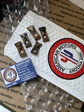 1968-74 Amc Amx Javelin Fender Clips Rare Set Of 5