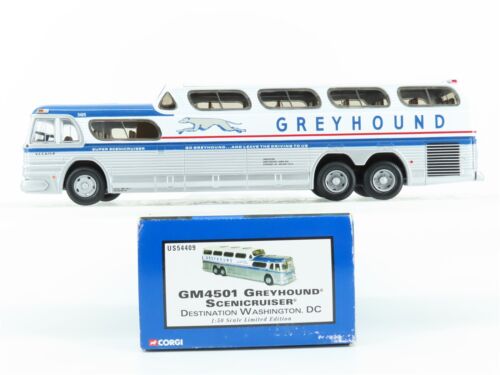 1:50 Corgi US54409 Die-Cast GM 4501 Greyhound Scenicruiser Dest Washington DC