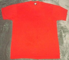 VTG 80s RED SCREEN STARS BEST BLANK T SHIRT LARGE SINGLE STITCH 90s USA TEE MENS