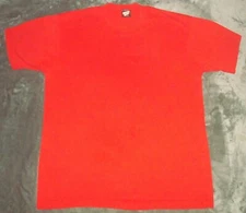 VTG 80s RED SCREEN STARS BEST BLANK T SHIRT LARGE SINGLE STITCH 90s USA TEE MENS