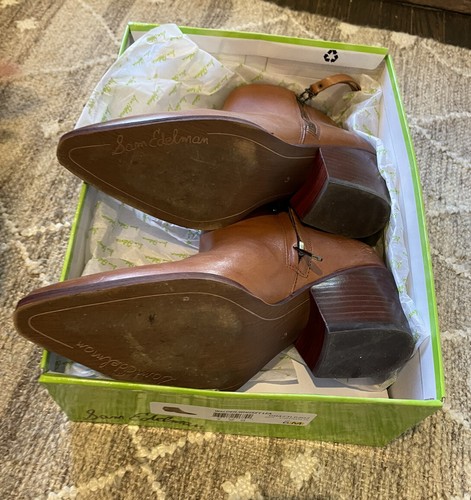Sam Edelman Walden Ankle Bootie Whiskey 