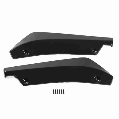 1 Pair Black Car Modified Rear Bumper Canard Diffuser Spoiler Lip Fins