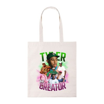 Vintage-Stil Tyler The Creator Beuteltasche Tasche Spaß Musik Thema Baumwolle Shopper Tasche