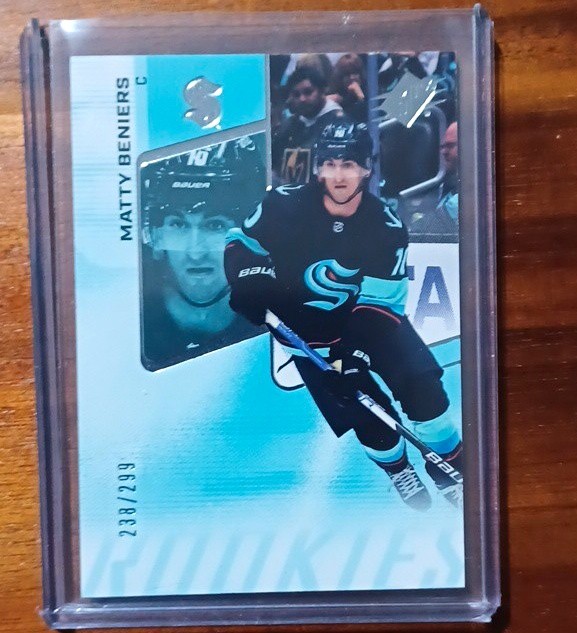 Upper Deck 2022-23 SPx Rookies Matty Beniers #116 RC /299 Kraken