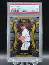 Paul Skenes 2024 Panini Select Rookie Phenomenon #2 RC Pirates PSA 9 Mint