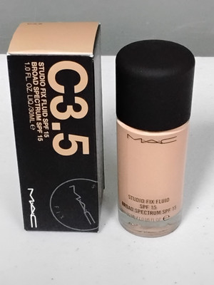 New! MAC Studio Fix Fluid SPF15 Foundation - 1 C3.5 - 1.01 fl oz - Ulta Beauty