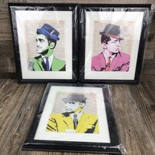 Frank Sinatra Sammy Davis Jr. Dean Martin The Rat Pack Framed Print Art Set