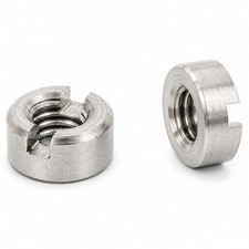 Schlitzmuttern Edelstahl A1 DIN 546 Schlitz M2-M10