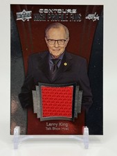 Upper Deck 2015-16 Contours High Profile Fans Larry King Mem Celeb-Worn HPJ-LK