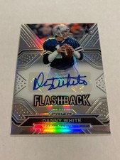 2020 Panini Prizm Danny White Flashback Silver Auto Cowboys SP TT4