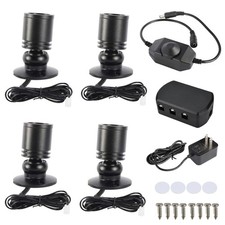4Pcs LED Mini Spot Light Art Picture Lights for Plants Jewelry Showcase Display