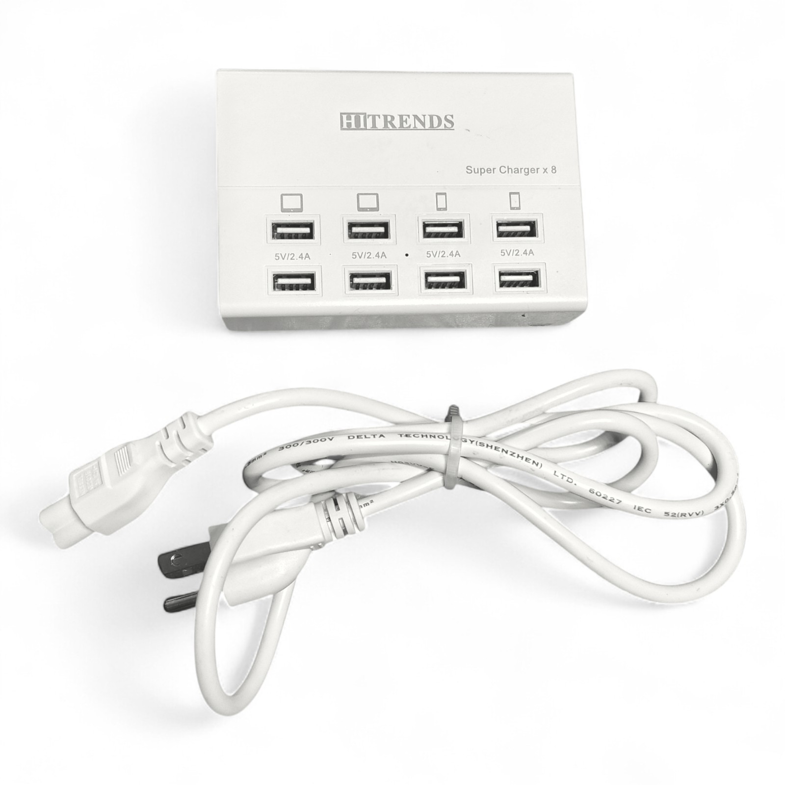 HiTrends Super Charger X8 – 8 Smart USB Ports for Fast ChargingCharge multiple