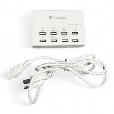HiTrends Super Charger X8   8 Smart USB Ports for Fast ChargingCharge multiple