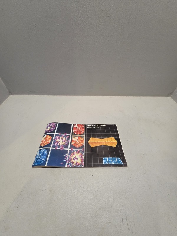 Sega Mega Drive Columns Manual Pal Version Instruction Booklet