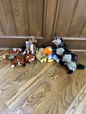 Vintage Disney Store Lion King Mini Bean Bag Plush - Set of 9 - New with Tags