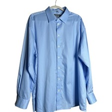 Kenneth Cole Reaction Men  s Size XL Blue Dress Shirt