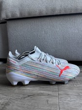 PUMA Ultra 1.2 Fg Ag White Red Blast 106299-04 Size 9US Men’s 