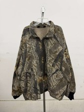 Vintage Liberty Jacket Mens Brown Realtree Camo Hardwood Hunting Zip Up Outdoor