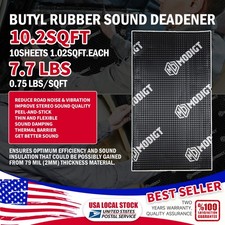 MODIGT 80 mil 10 sqft Car Sound Deadening Mat, Butyl Automotive Sound Deadener