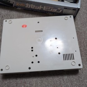 Junk EPOCH SUPER CASSETTE VISION Console with Box, Manual & Postcard + Game Rare