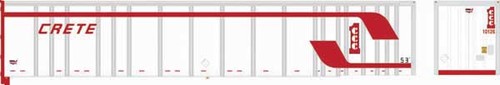 Remolque de carretera Bowser 43288 escala HO 53' Platewall Creta #10177 | Condition: New