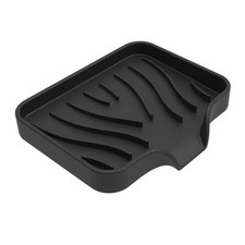 Silicone Soap Dish With Drainage Non-Slip Soap Holder Tray For Bathroom