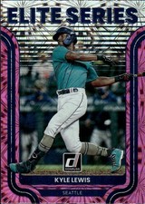 2022 Donruss Kyle Lewis #ES-10 Elite Series Pink Fireworks Seattle Mariners 4M